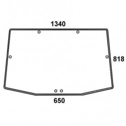 Rear glass John Deere R131208