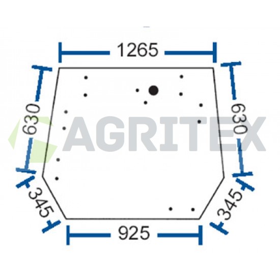 Aizmugurējais stikls Valtra/Valmet 31553300, 31553310, 36841200
