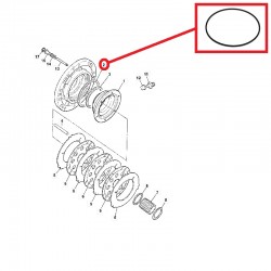 Seal Brake Piston JCB 813/50012