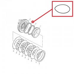 Blīvslēgs bremžu virzulim JCB 813/50014 