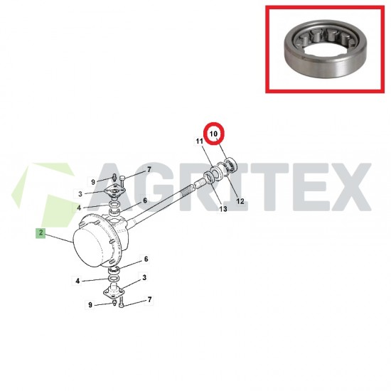 Bearing JCB  907/08400
