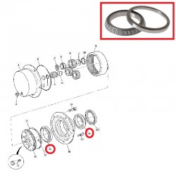 Hub bearing JCB 907/M7473