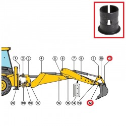 Bush Pivot JCB G65/0