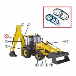 Kit-seal 90x60 mm JCB 991/00147
