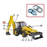 Manžetu komplekts 90x60 mm. JCB 991/00147