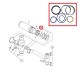 Blīvju komplekts swing 60x100 JCB 991/20039