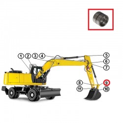 Bucket Ram Bush JCB 6900/0782